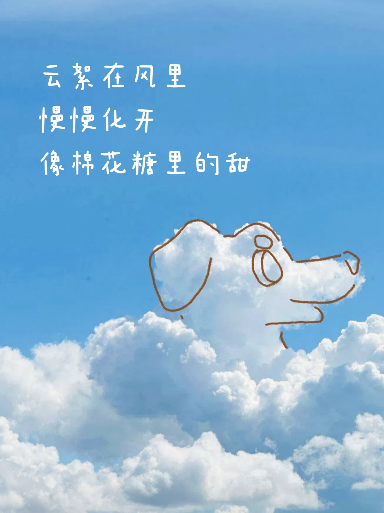 简约实景风蓝色通用类交流分享唯美感金句语录分享小红书封面