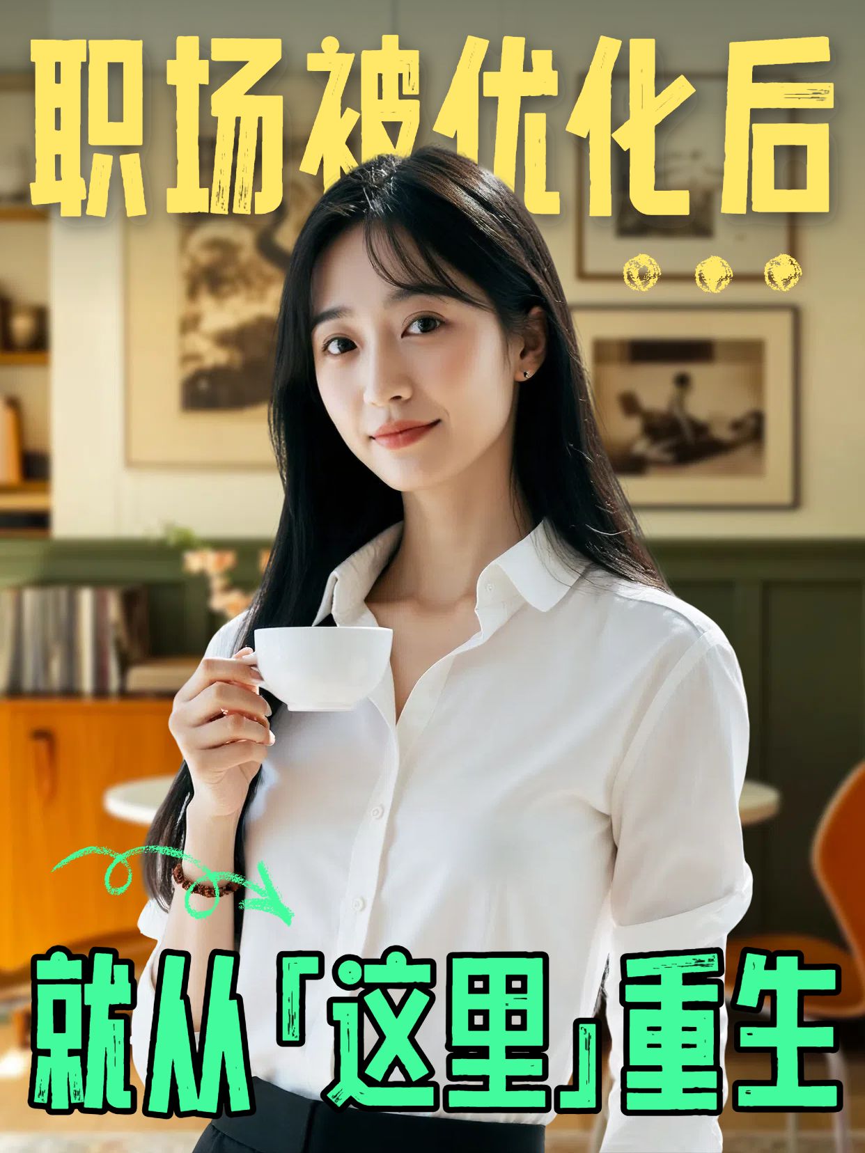 实景风橙黄色交流分享职场被优化下一步怎么办小红书竖版视频封面