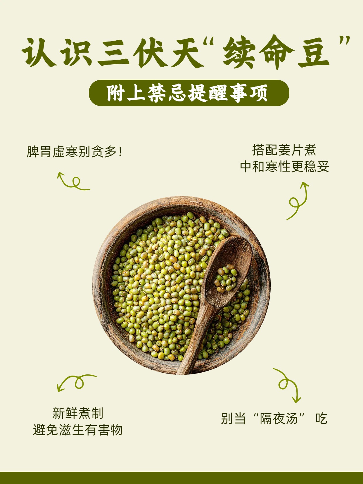 清新风绿色通用类交流分享三伏天吃什么食物能养生小红书内页