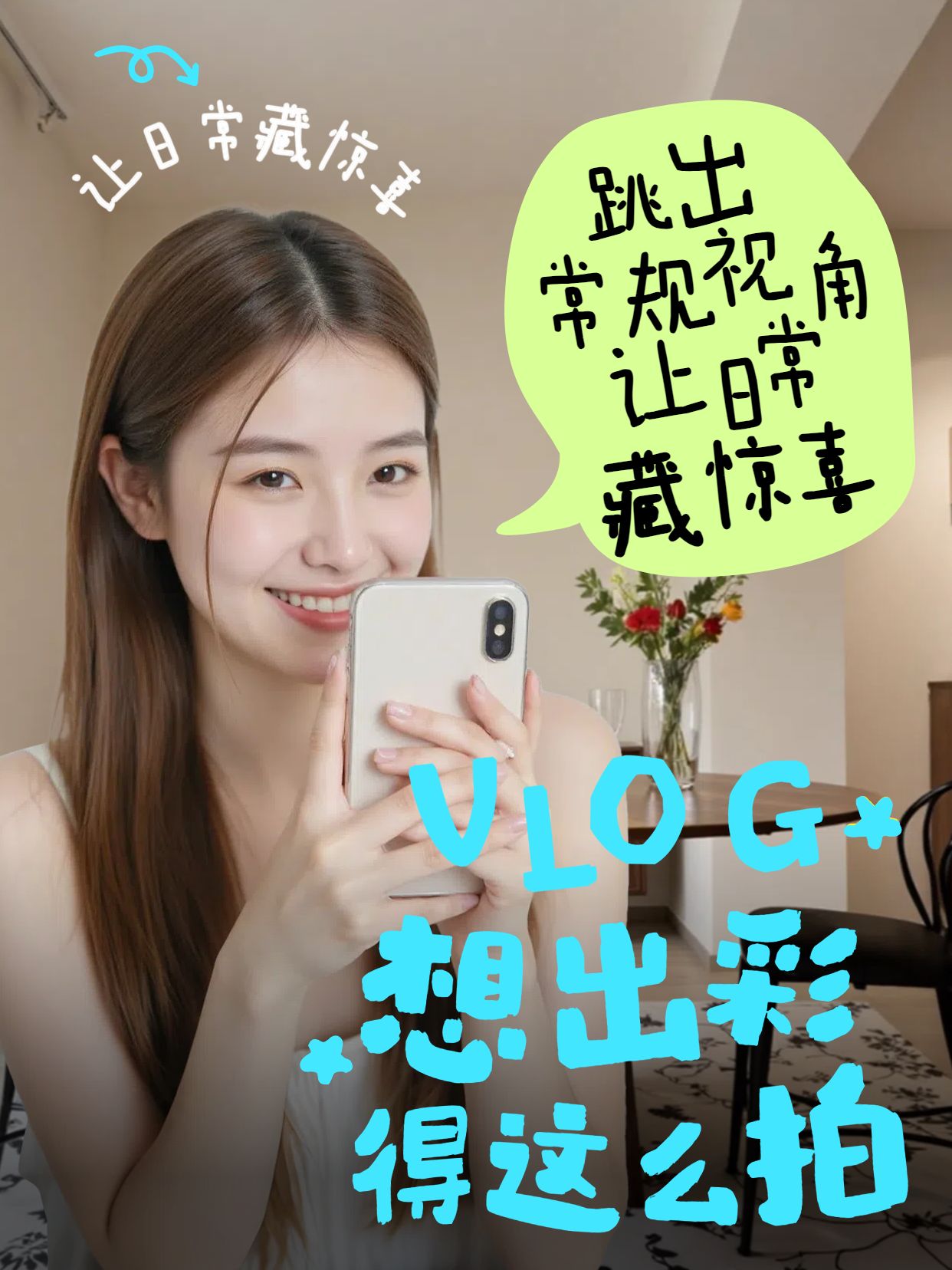 实景风黄色通用类VLOG视频怎么具有创意小红书竖版视频封面