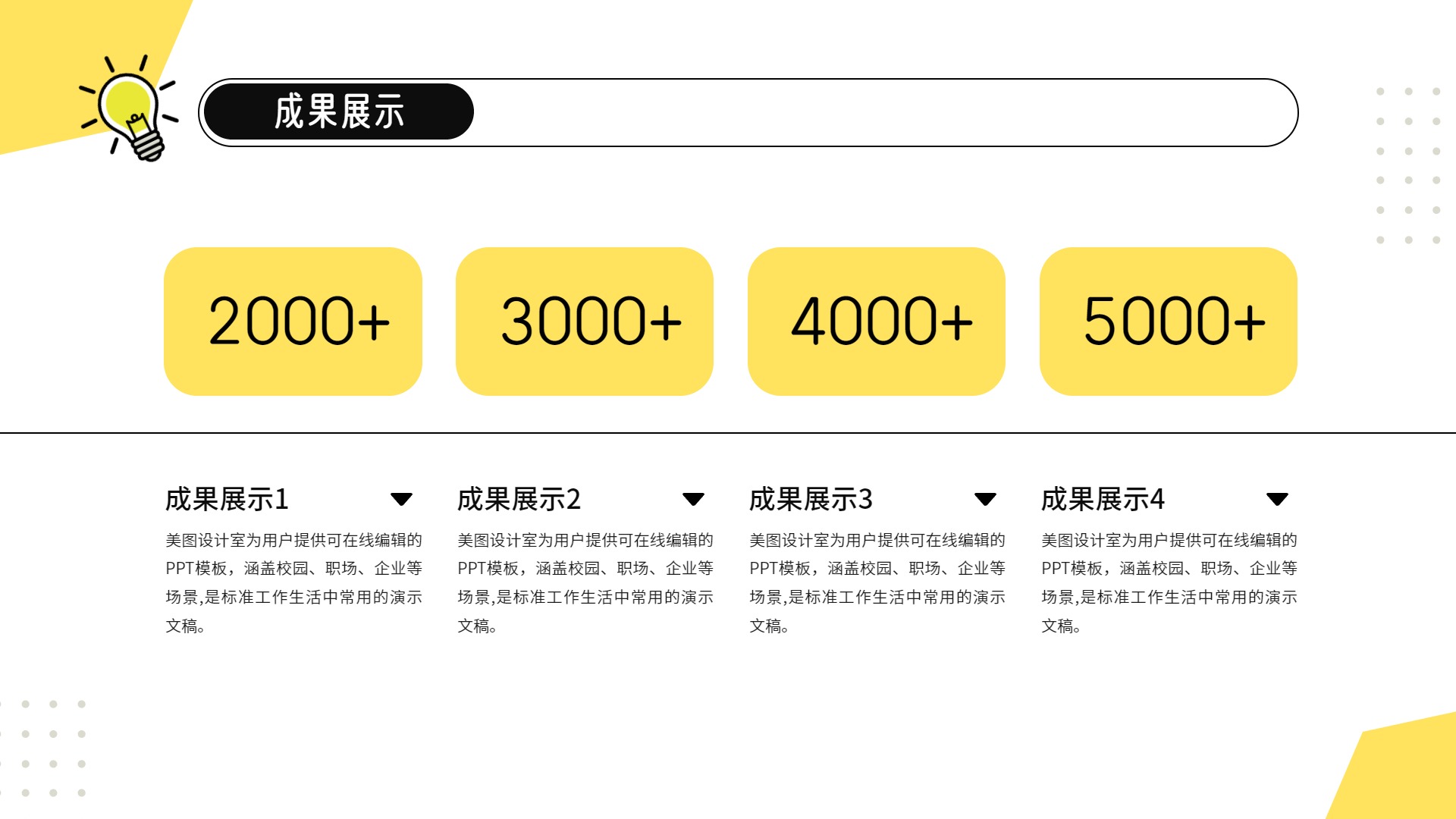 时尚风黄色通用类计划总结项目提案通用PPT模板