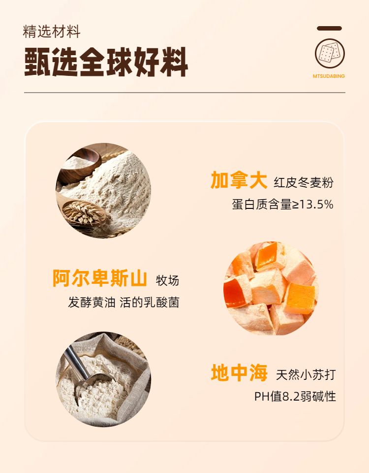 简约实景风黄色餐饮美食类营销带货零售商品详情页