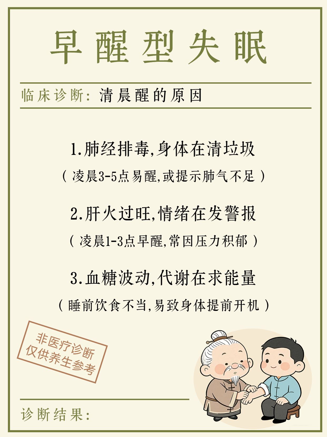 简约卡通风黄色通用类交流分享清晨醒的原因小红书封面