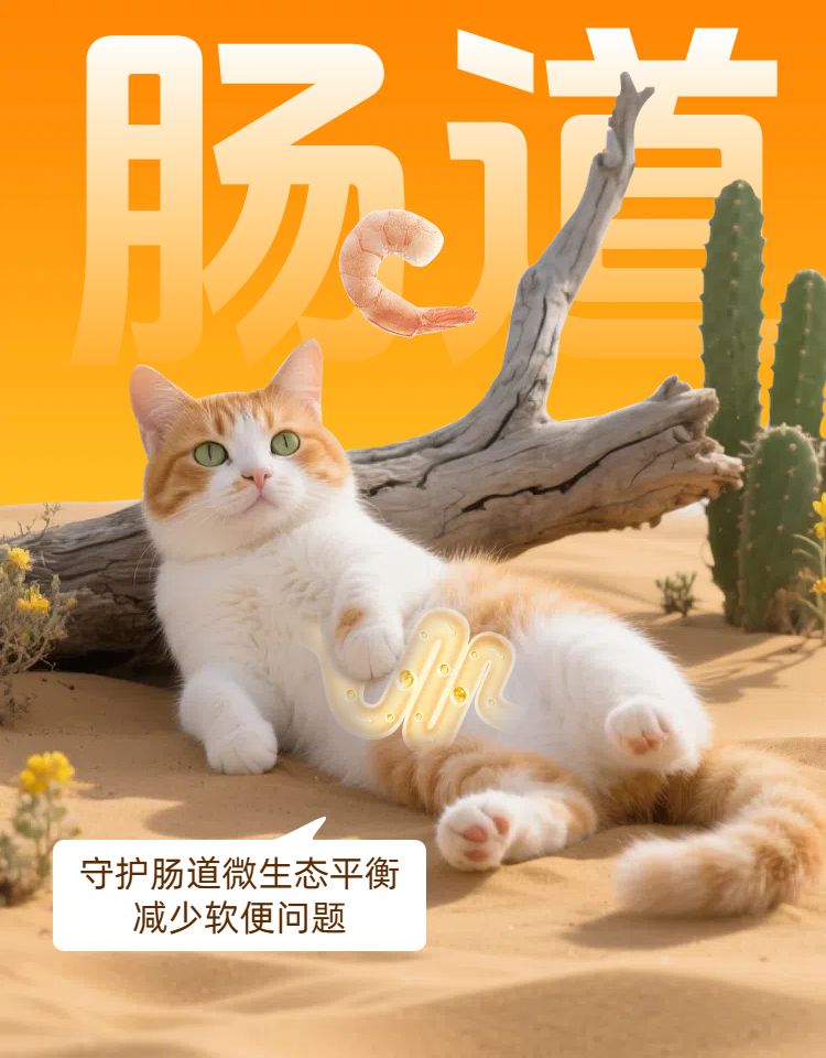 时尚风橙色鲜花萌宠类营销带货宠物用品类商品详情页