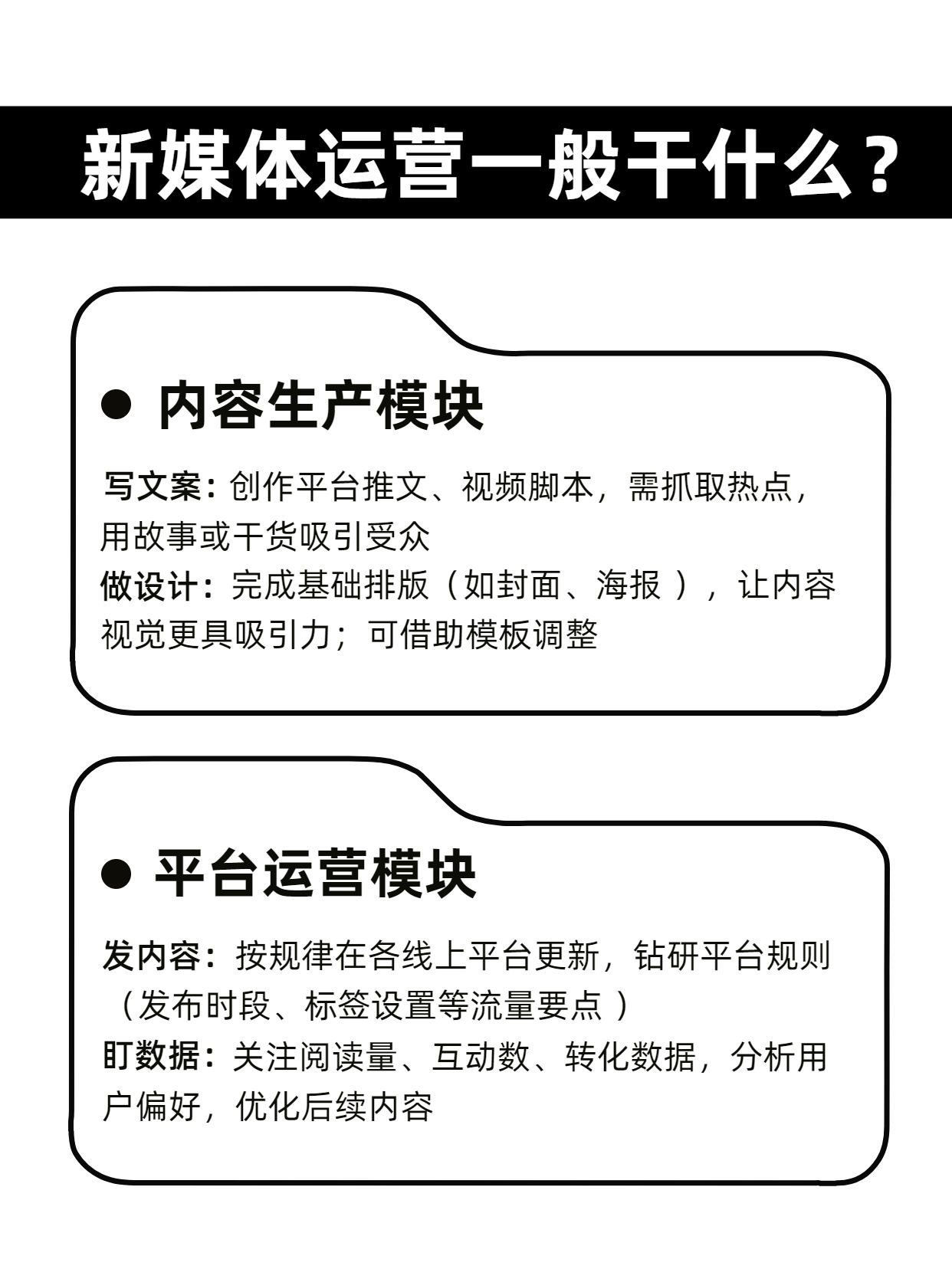 简约风灰色通用类交流分享新媒体运营一般干什么小红书内页