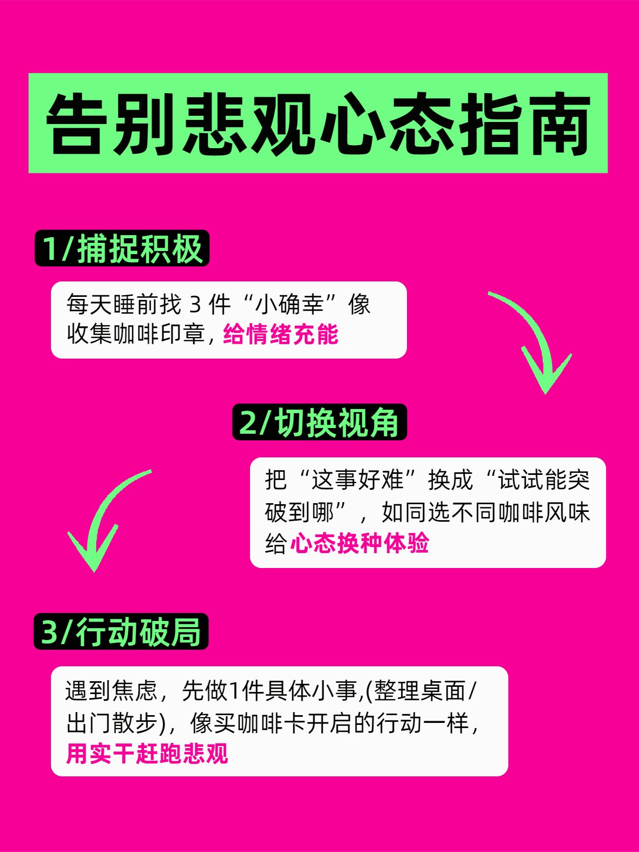 简约风粉红色通用类交流分享如何避免事事悲观心态小红书内页