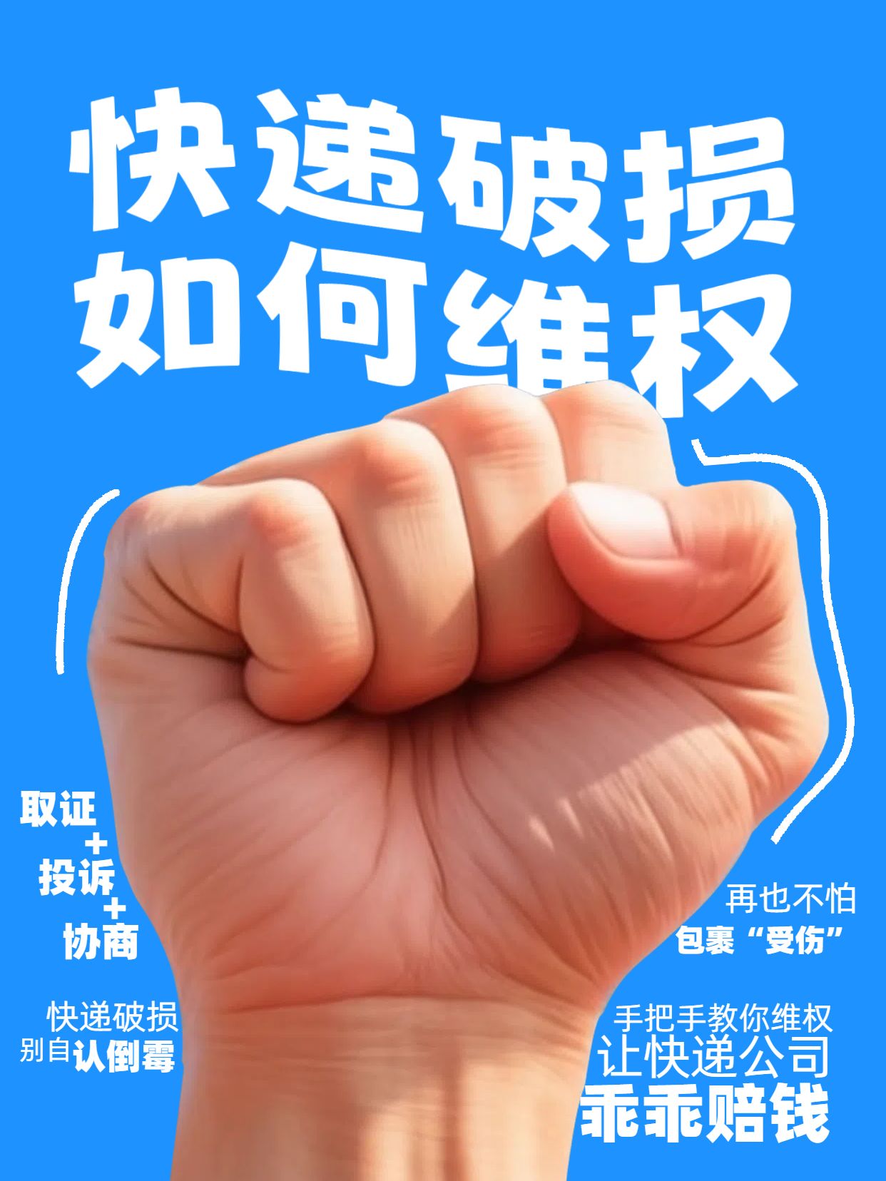 简约时尚风蓝色房地产物业类线下实体快递房产中介搬家小红书封面