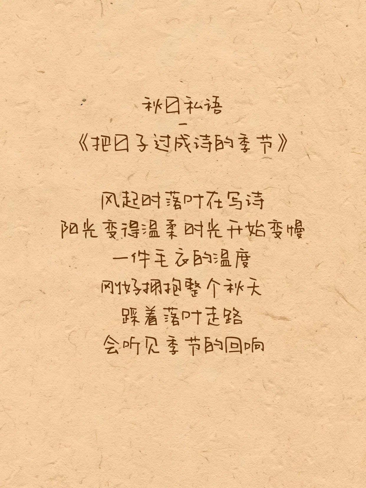 简约风橙色通用类交流分享秋日氛围感文案分享小红书封面
