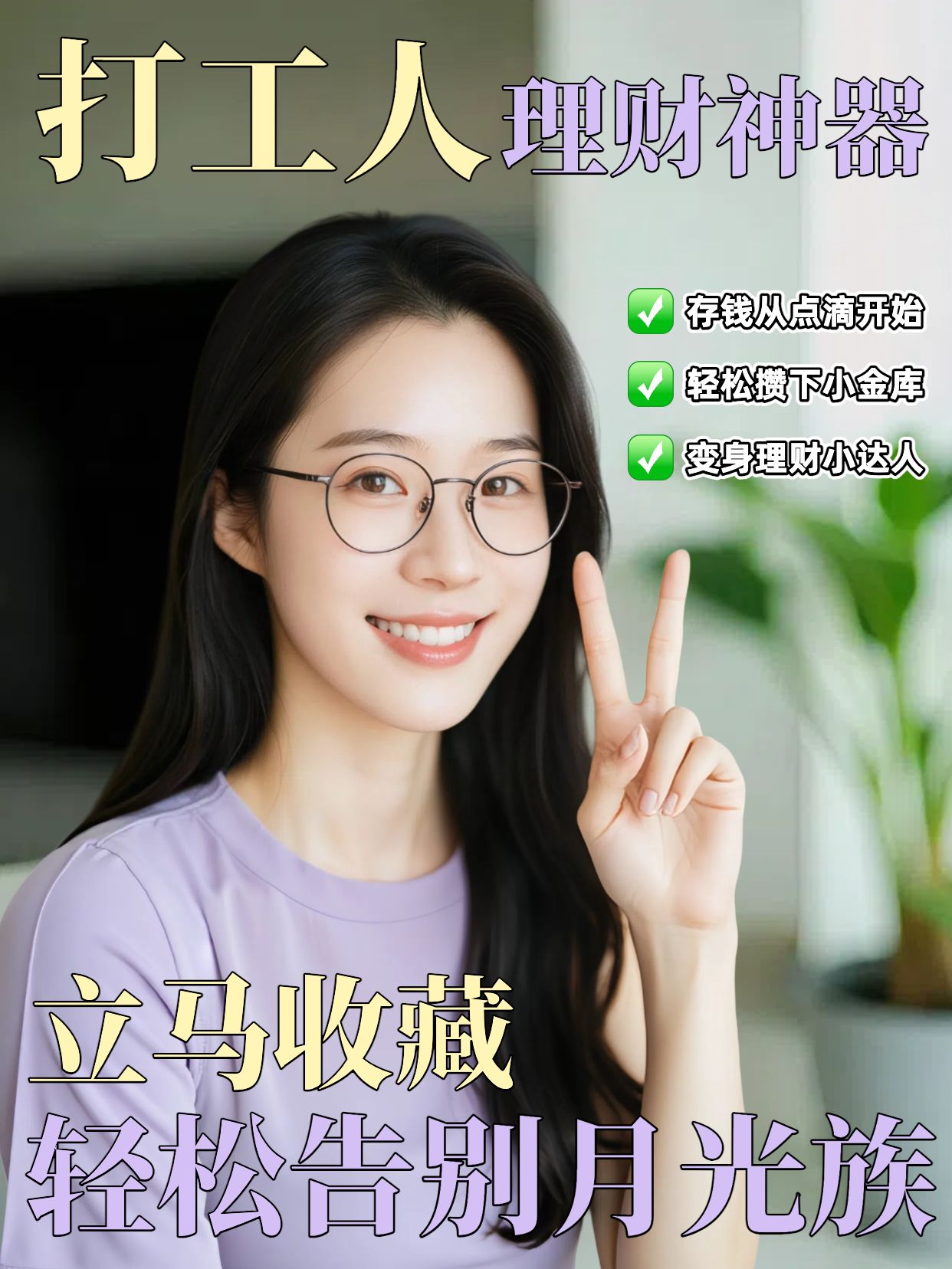 实景风蓝色通用类交流分享存钱小技巧小红书竖版视频封面