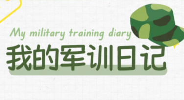 开学季个人军训日记海报设计，独特风格让人耳目一新
