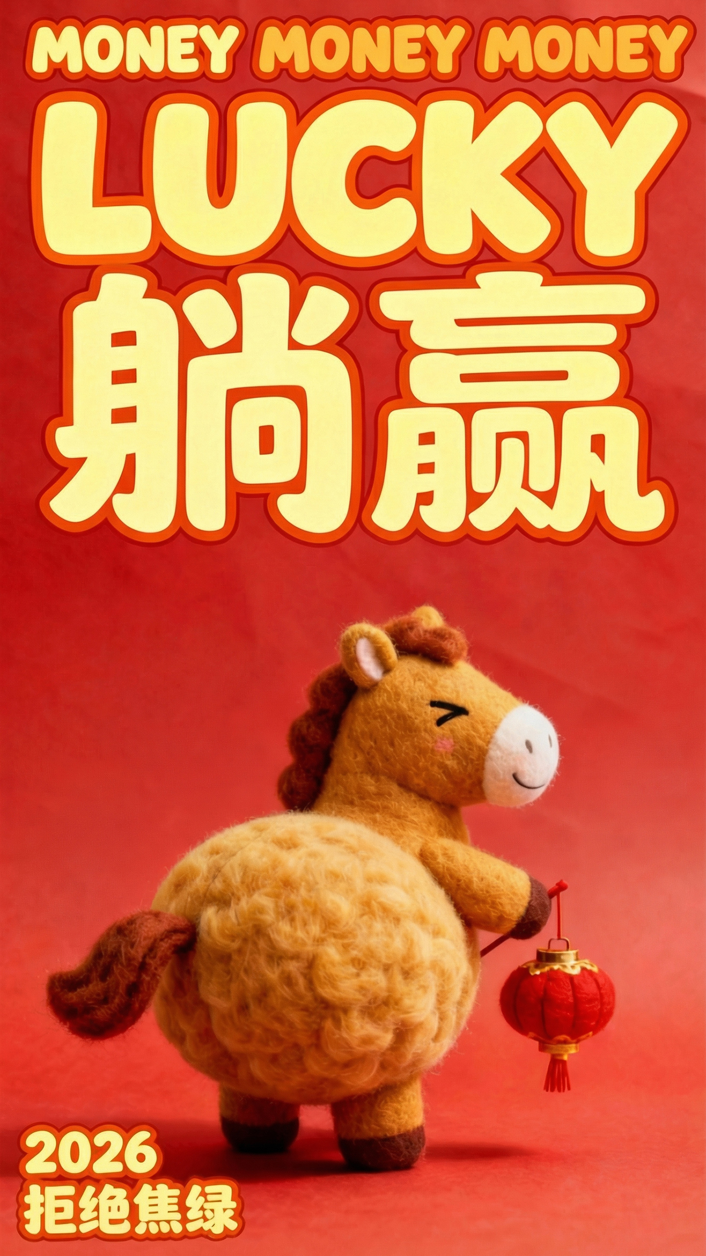 马年春节祝福海报