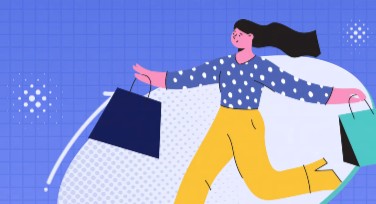 购物插画精选设计模板，让创作更简单