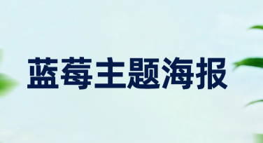 蓝莓主题海报设计灵感库，全面满足你的创作需求