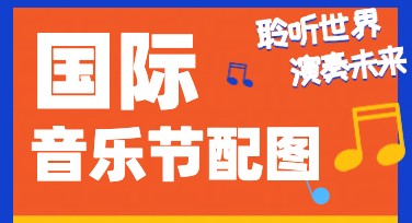 国际音乐节配图怎么做？多风格模板一键套用超方便