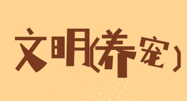 文明养宠宣传海报定制，快来试试！