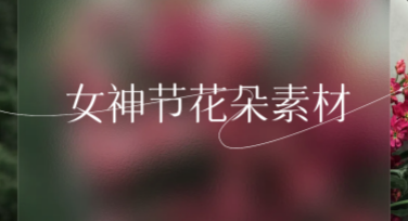 教你轻松搞定女神节花朵素材，设计更出彩