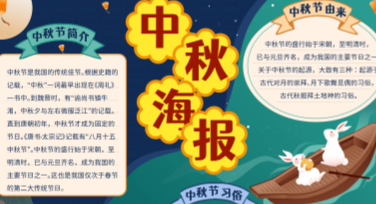 中秋手抄报设计模板推荐，让你的作品更出彩