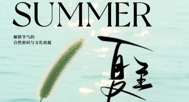 夏至节气海报设计，用海量模板一键搞定！