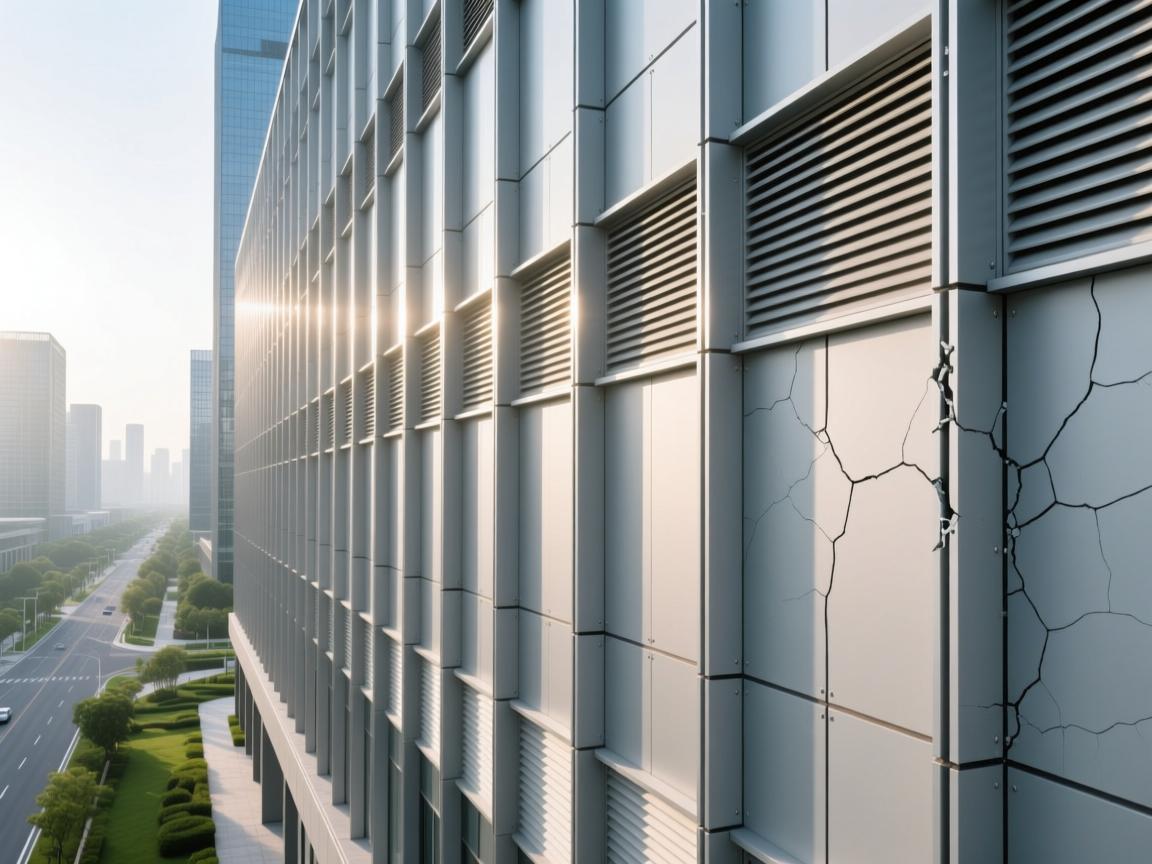 Prefabricated gypsum partition walls with precision joints in sustainable office interior setting