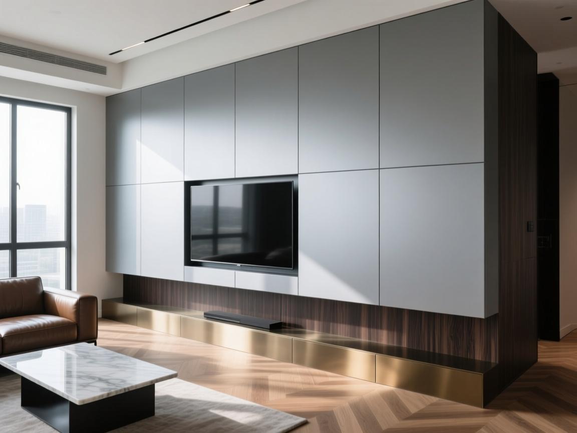 Durable aluminum-zinc exterior cladding on city building