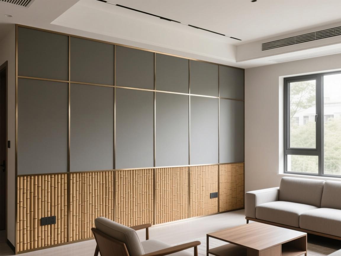 Luxury hotel corridor featuring aluminum alloy wall panel system