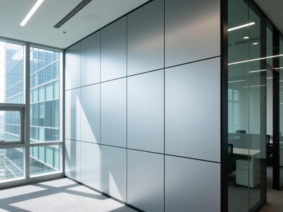 SPC aluminum wall panel application in residential interior