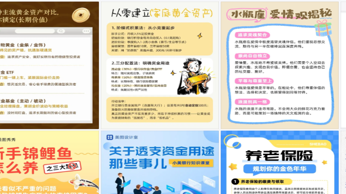 好看的服饰海报配色