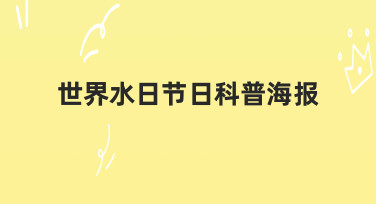 如何高效设计一张有传播力的世界水日节日科普海报？