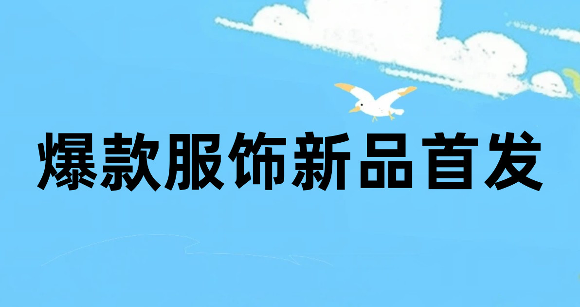 爆款服饰新品首发