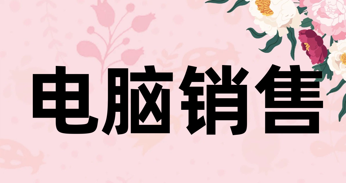 电脑销售