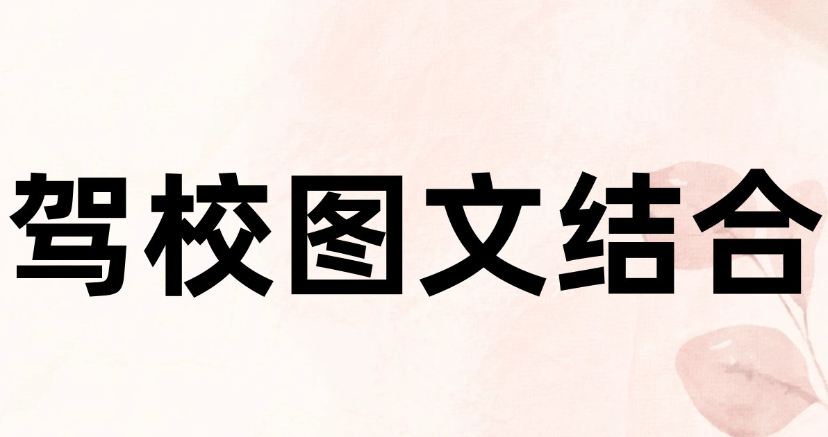 驾校图文结合