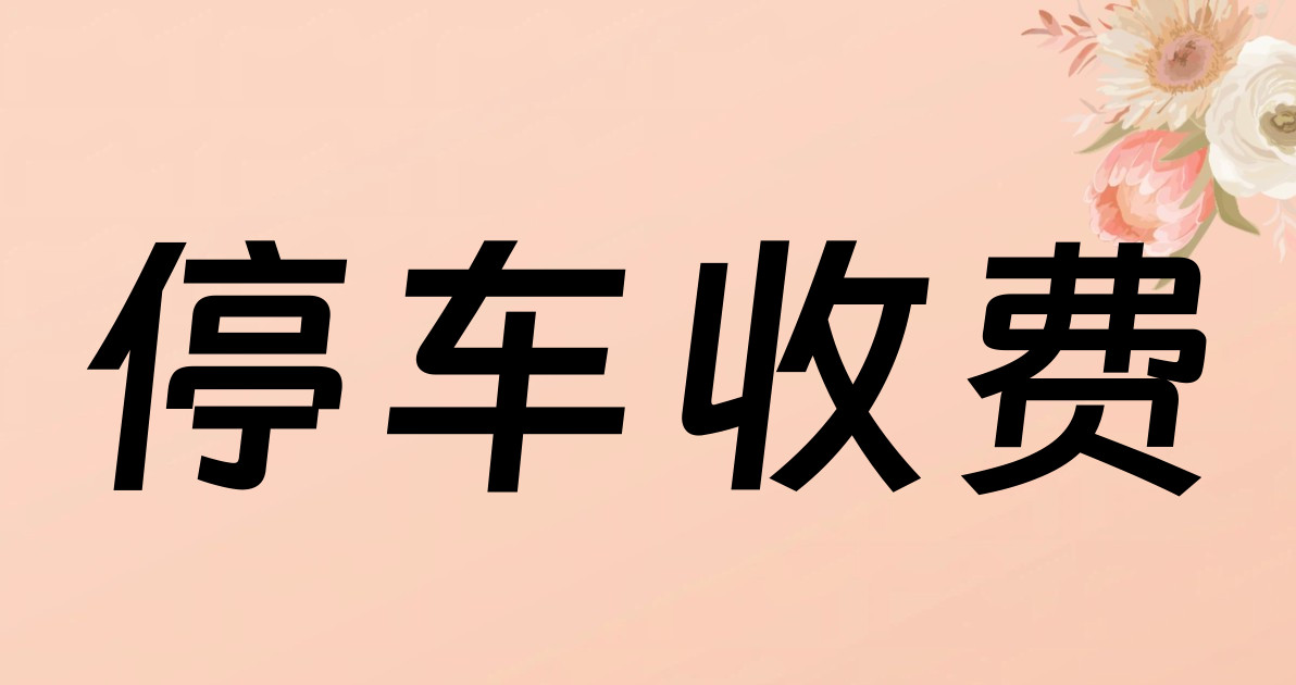 停车收费
