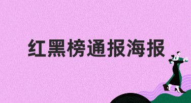如何利用“红黑榜通报海报”快速完成吸睛设计？