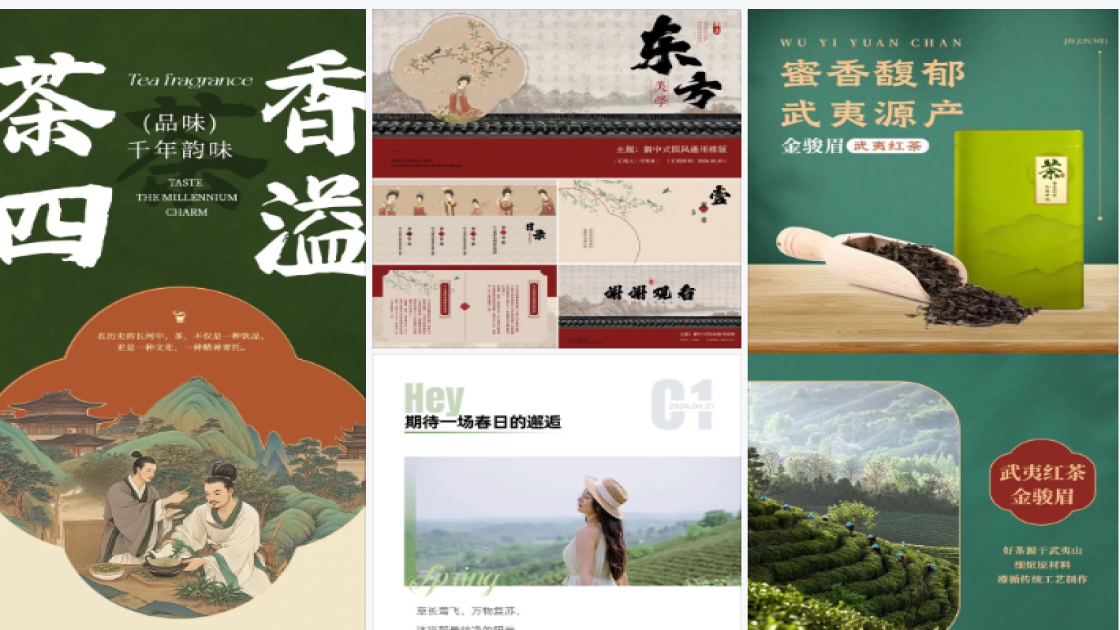 穿衣风格平面创意
