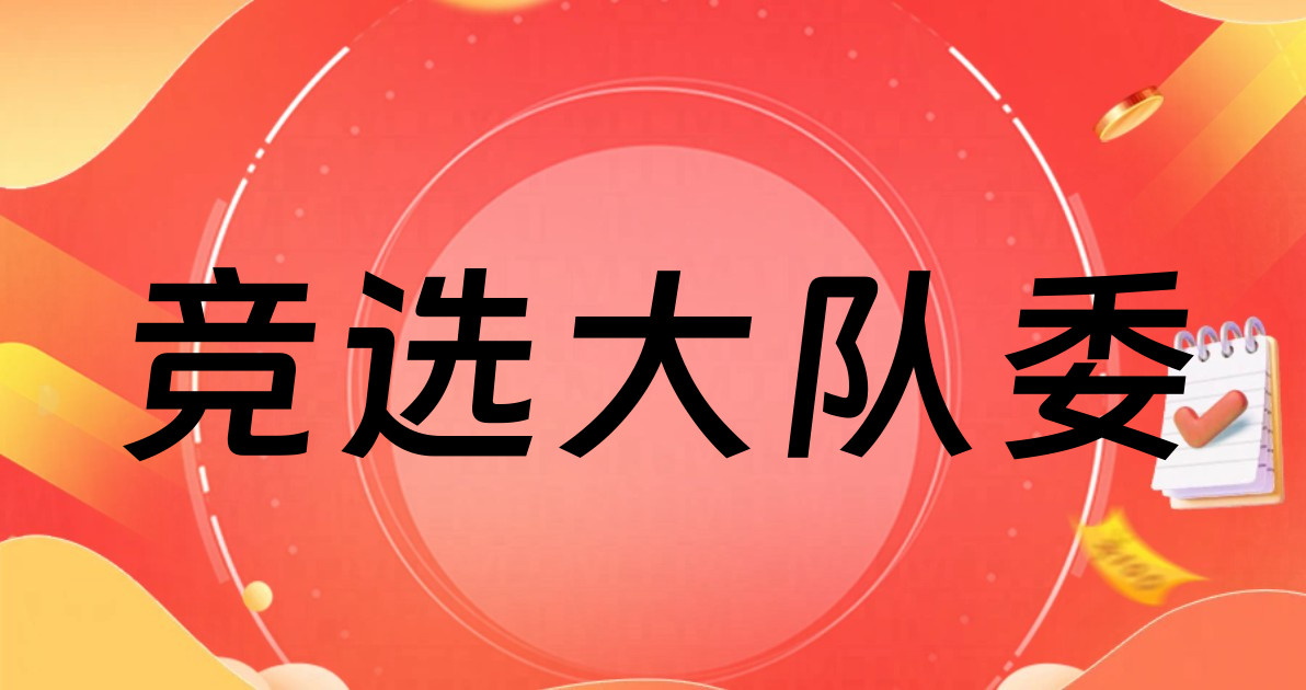 竞选大队委