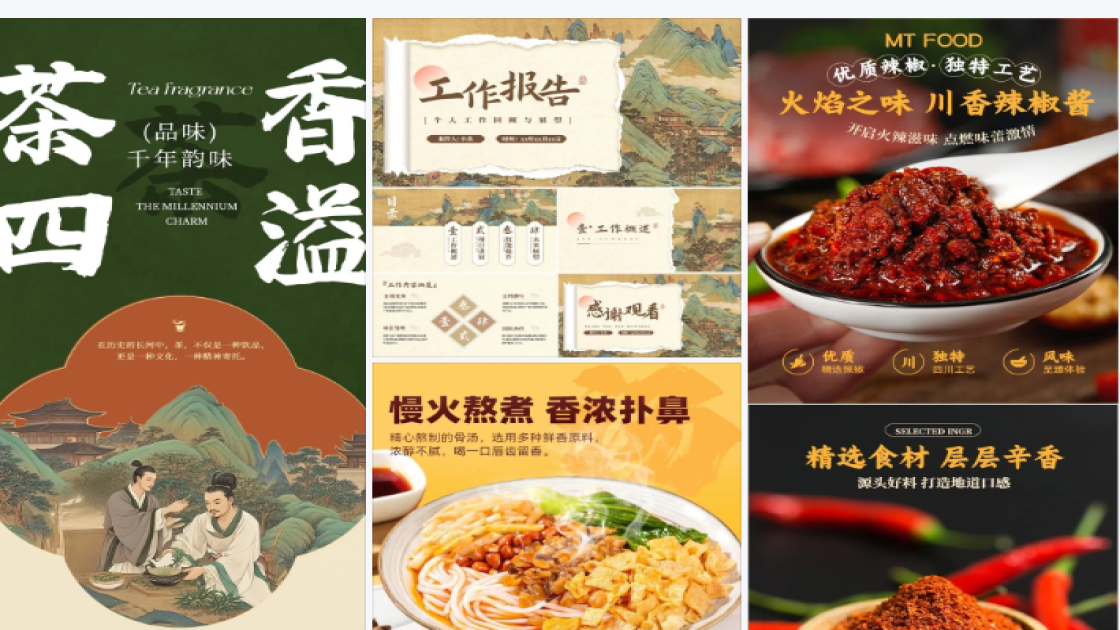 夏季穿搭平面创意