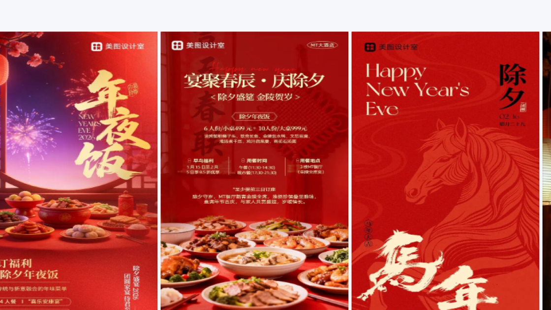 除夕海报设计推荐