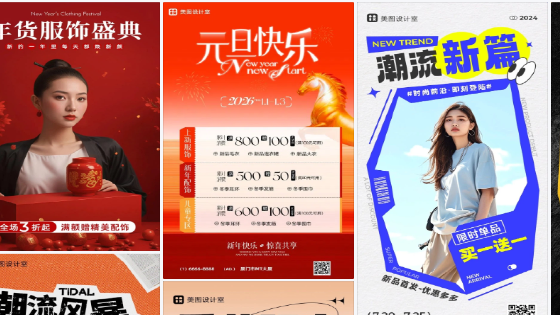 潮牌服饰品牌主视觉