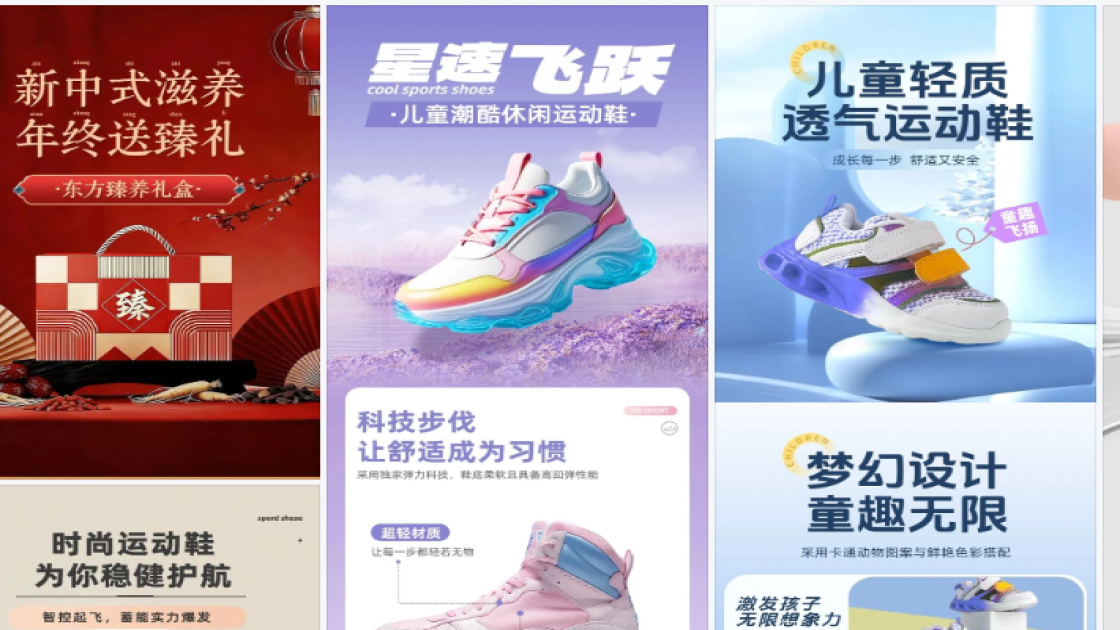 运动鞋详情页设计