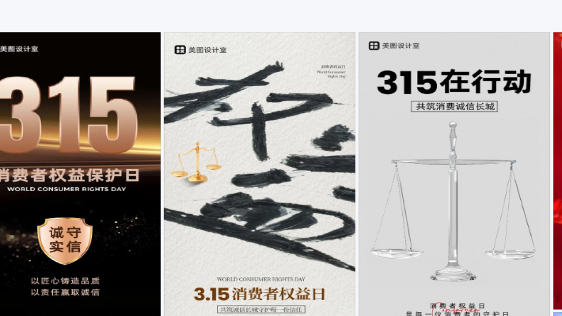 消费者权益日图片