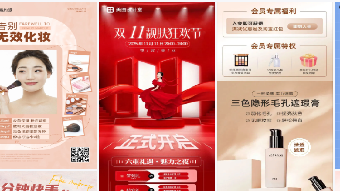 散粉模板大全
