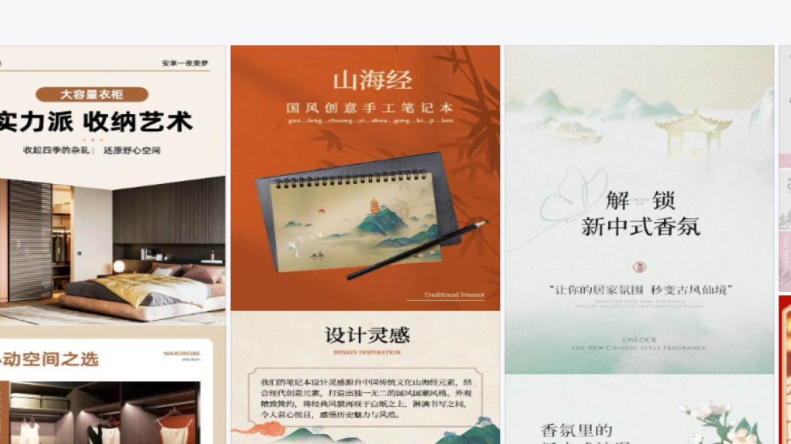 眼妆产品图排版