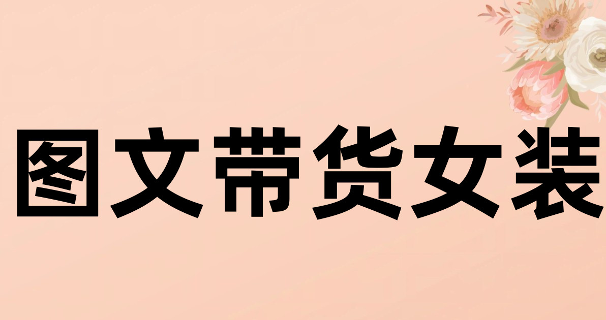图文带货女装