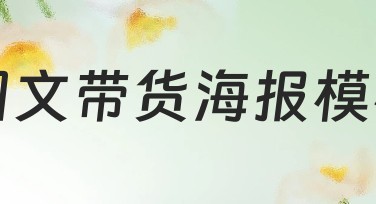 图文带货海报模板让你的设计更高效