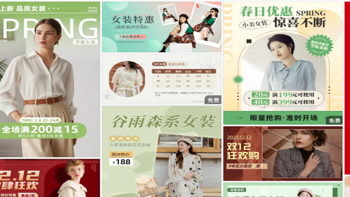 女装海报在线设计