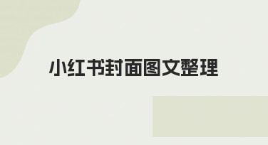 新手必看：小红书封面图文整理的完整思路与技巧