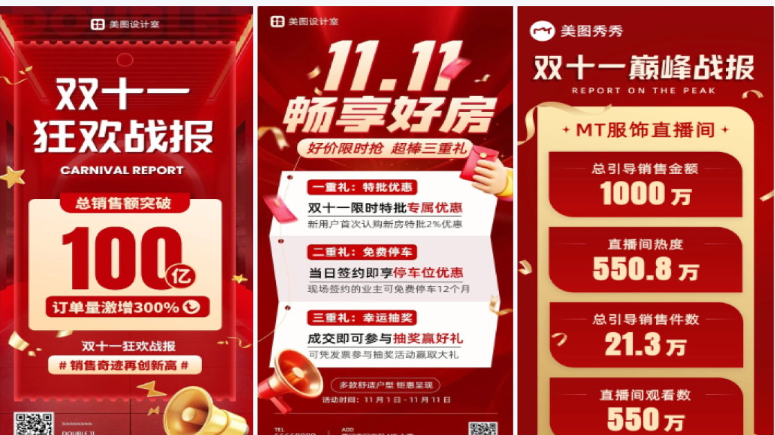 双十一战报