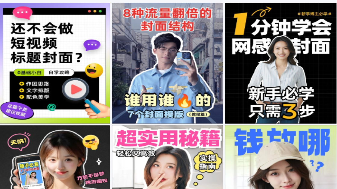 视频号三连封面
