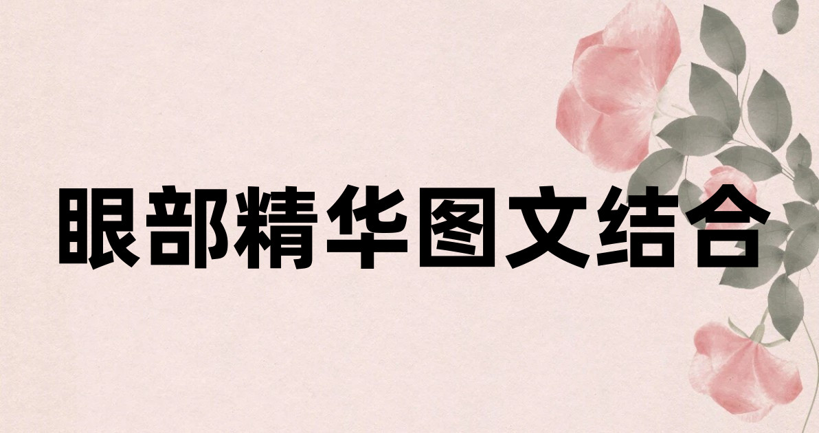 眼部精华图文结合