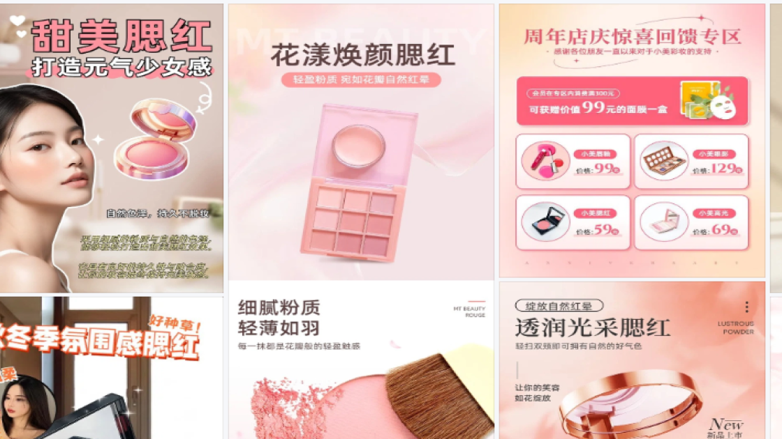 腮红营销素材